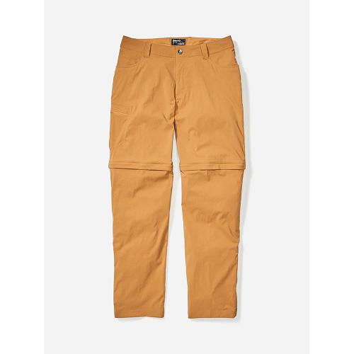 Marmot Transcend Convertible Hiking Pants For Mens Yellow KEQ024186